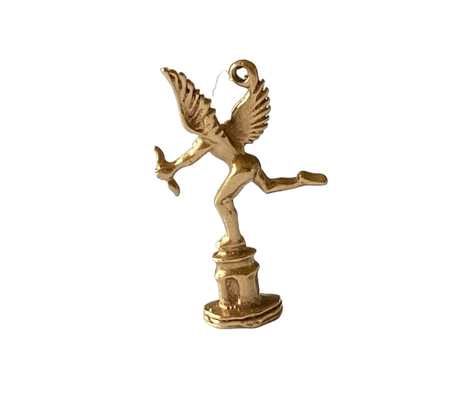 9ct vintage eros charm. the god go love. London charms circa 1970