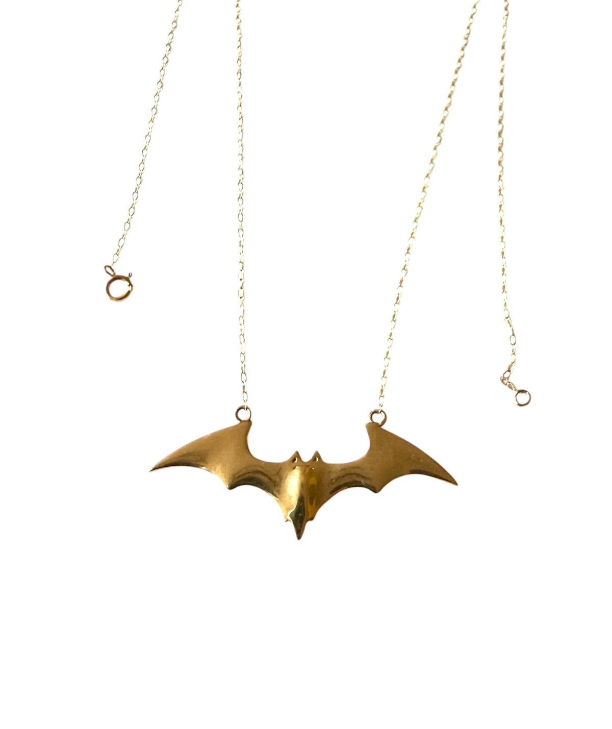 9ct pre owned bat necklace circa 2017 4.22g