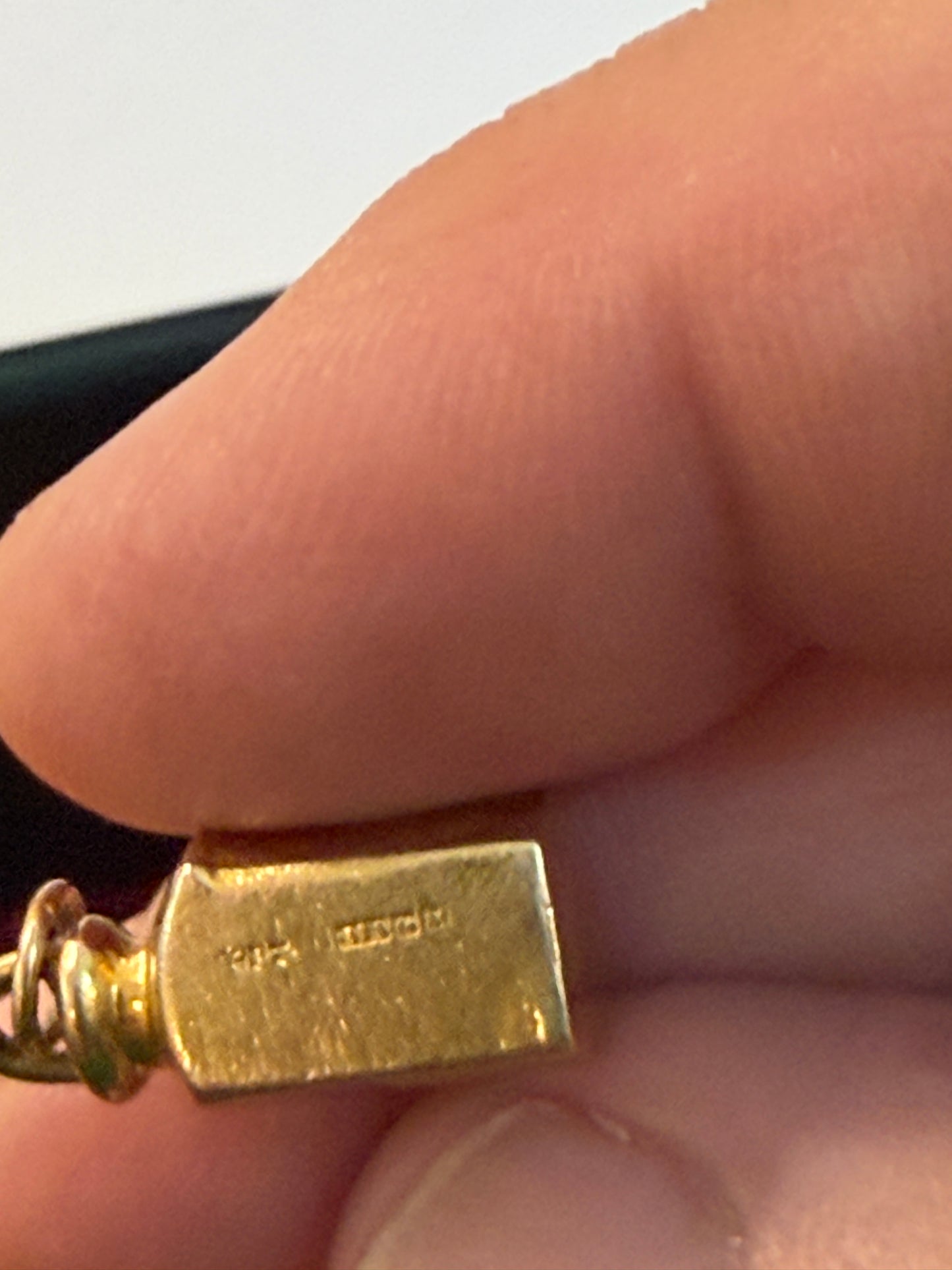 9ct vintage port lantern charm circa 1986 1.24g