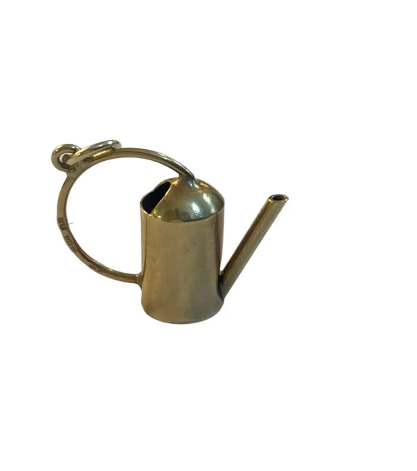 9ct vintage watering can charm