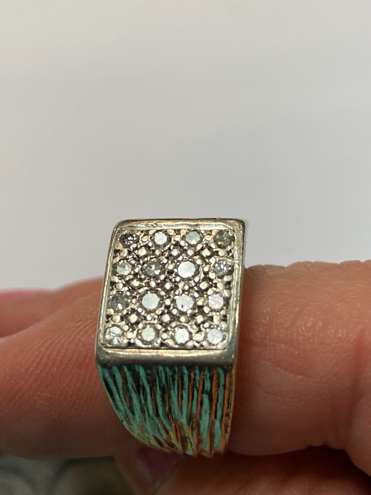 9ct vintage diamond ring circa 1962